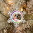 Personalized Pewter Snowflake Ornament